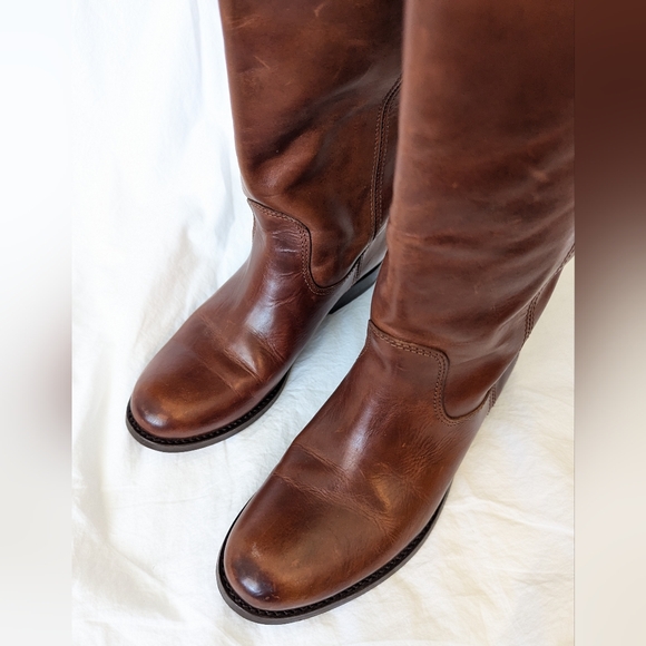 Frye Gorgeous Leather Tall Boots - Picture 6 of 14